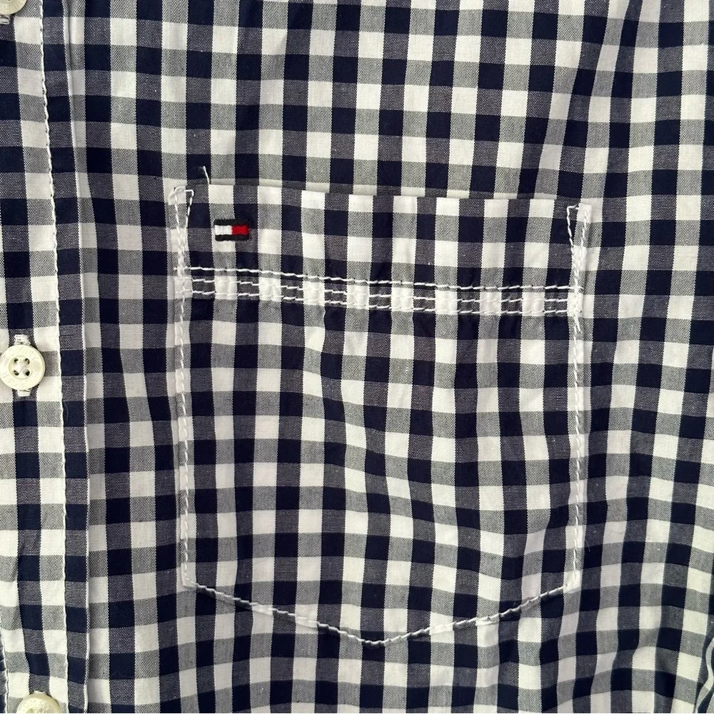 Tommy Hilfiger Plaid Button-Up Shirt Sz Boys XL Preppy Heritage